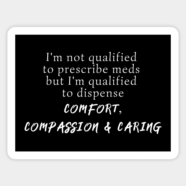 Comfort, Compassion, Caring Sticker by coloringiship